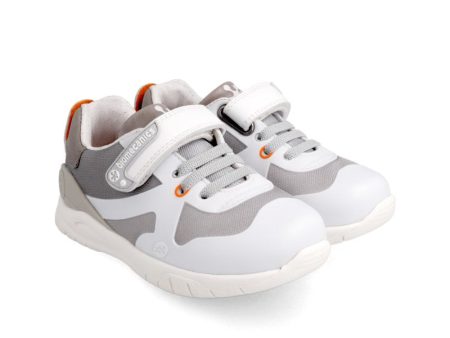 White and gray sport sneaker Cheap