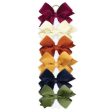 Scalloped Edge Faux Velvet Overlay bow Online