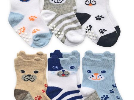 Dogs and cats baby socks(6 pairs) Hot on Sale