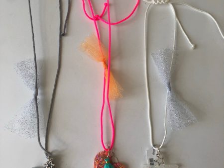 Star heart flower acrylic charm necklace Fashion