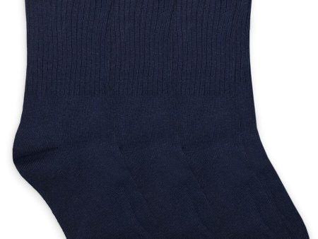 Navy crew sock(3 pair pack) For Discount