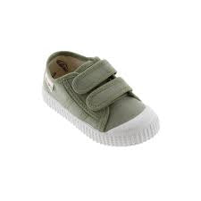 Aloe canvas double velcro sneaker no Sale