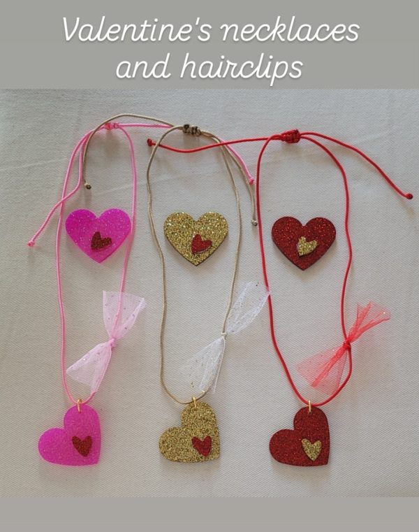 Double heart necklace Cheap