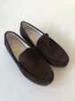 ALL Dark brown suede driver moccasin. Online Hot Sale