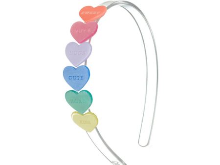 Candy hearts pastel headband Online