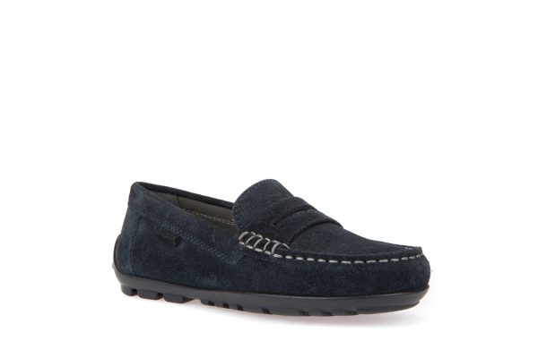 Navy suede loafer (New Fast) on Sale