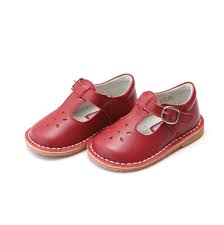 751 Red t-strap velcro shoe Hot on Sale