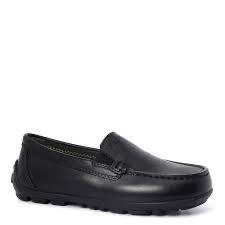 Black leather loafer (J New Fast) Online Sale