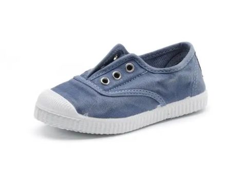 Washed denim slip on Cheap