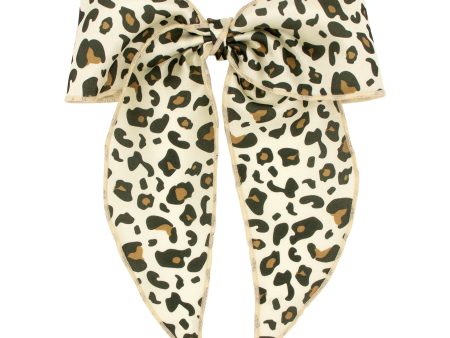 Animal print bowtie with twisted wrap and whimsy tails For Discount