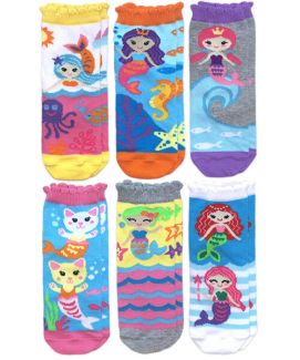 Mermaid pattern  sock(6 pair pack) Fashion