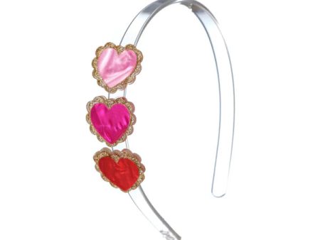 Sweetheart pearlized headband For Cheap