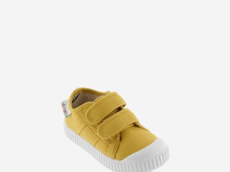 Yellow (Curry) double velcro sneaker on Sale