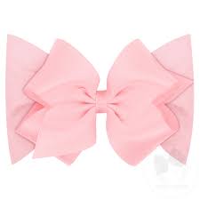 Small King Grosgrain Bow Matching Cotton Jersey Baby Headband Fashion