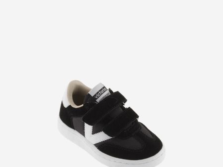 Black millas nylon and split leather sneaker Online now