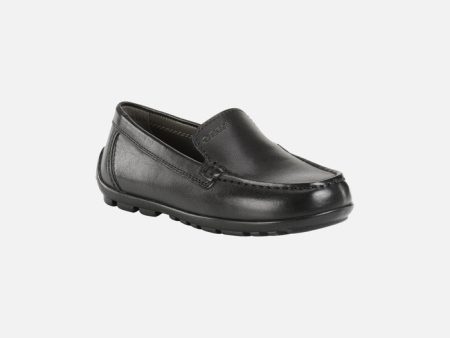 Black leather loafer(J New Fast) For Discount