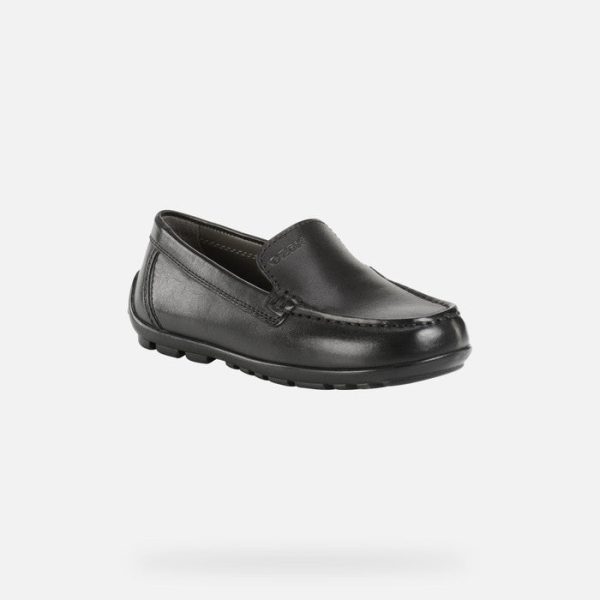 Black leather loafer(J New Fast) For Discount