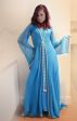 Long Eton Blue Chiffon Gown Discount