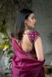 Plum Embellished Dupatta Online Hot Sale