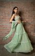 Honey Dew Lehenga with Dupatta Supply