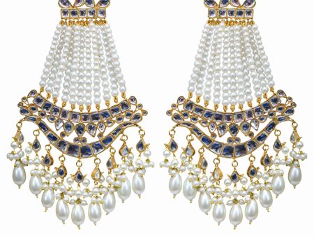 Meghna Earrings - Pearl Online Sale