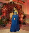 Esha Rao in Sapphire Blue Lehenga Set Online