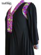 Black Linen Flair Top For Discount