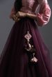 Rosebud Pearls Blouse & Mahogany Skirt Set Discount