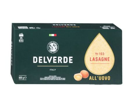 Delverde Lasagna with Egg 500g Cheap