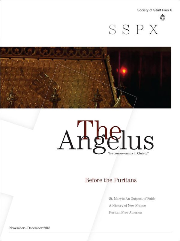 Angelus November December 2018 Before the Puritans Supply