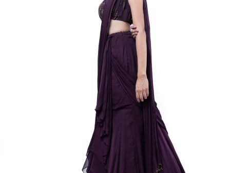 Mahogany Concept Saree Set Discount