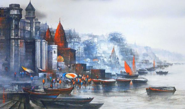 Banaras Ghats 3 Cheap