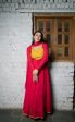 Fuchsia Anarkali Suit Set Online Hot Sale