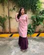 Rosebud Kurta & Mahogany Pleated Skirt Set Fashion