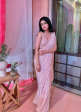 Gazal Dua in Rosebud Ruffle Pearl Saree Set Fashion