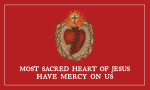 Sacred Heart Flag Fashion