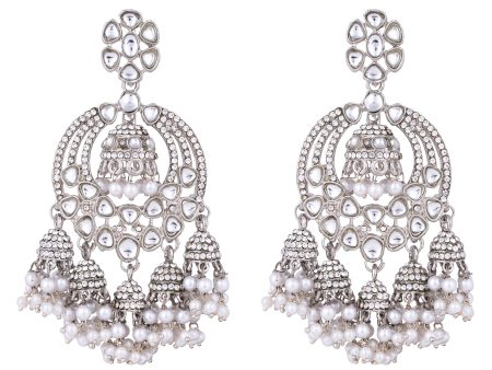 Saumya Earrings - Silver For Cheap