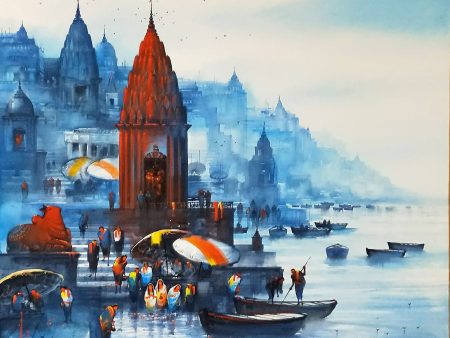 Banaras Ghats 2 Hot on Sale