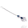 Reeta Earrings & Teekah Set - Sapphire Online now