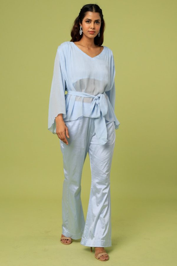 Cloud Blue Co-ord Set For Discount