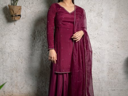 Plum Suit Set Online Hot Sale