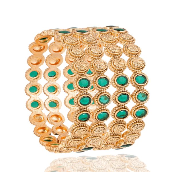 Amiliah Bangles - Emerald Online