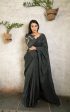 Pebble Grey Saree Cheap