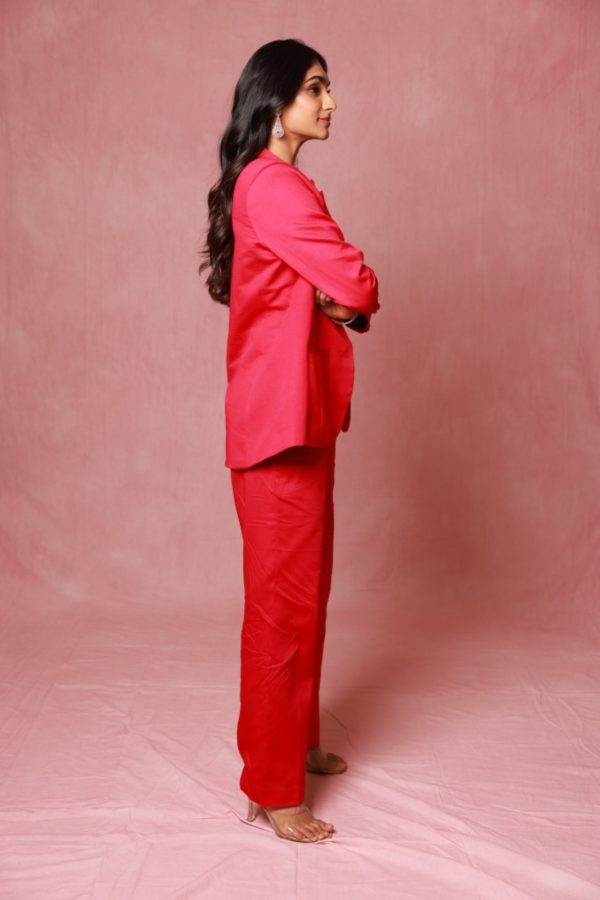 Fuchsia Power Suit Online Hot Sale