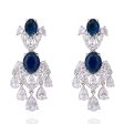 Reeta Earrings & Teekah Set - Sapphire Online now