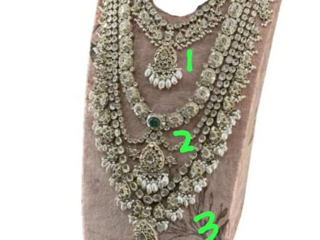 Custom Order - Shadab Set W  three Layers & Earrings Discount