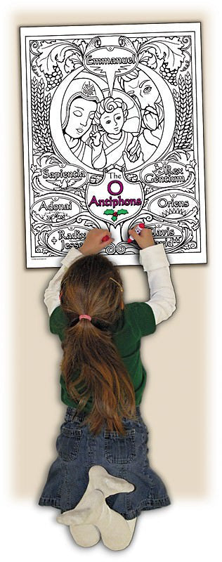 Advent Coloring Poster Supply