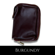 Burgundy Leather Zipped Missal Cover For Sale