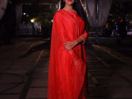 Chandini Chowdhary in Cinnabar Suit Set For Cheap