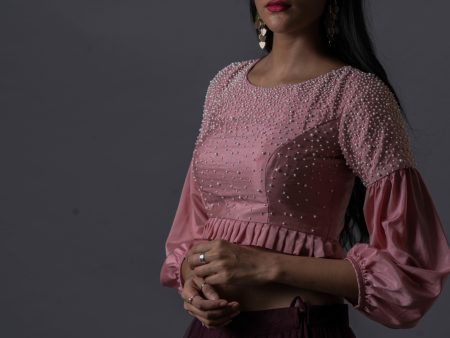 Rosebud Pearl Blouse Hot on Sale